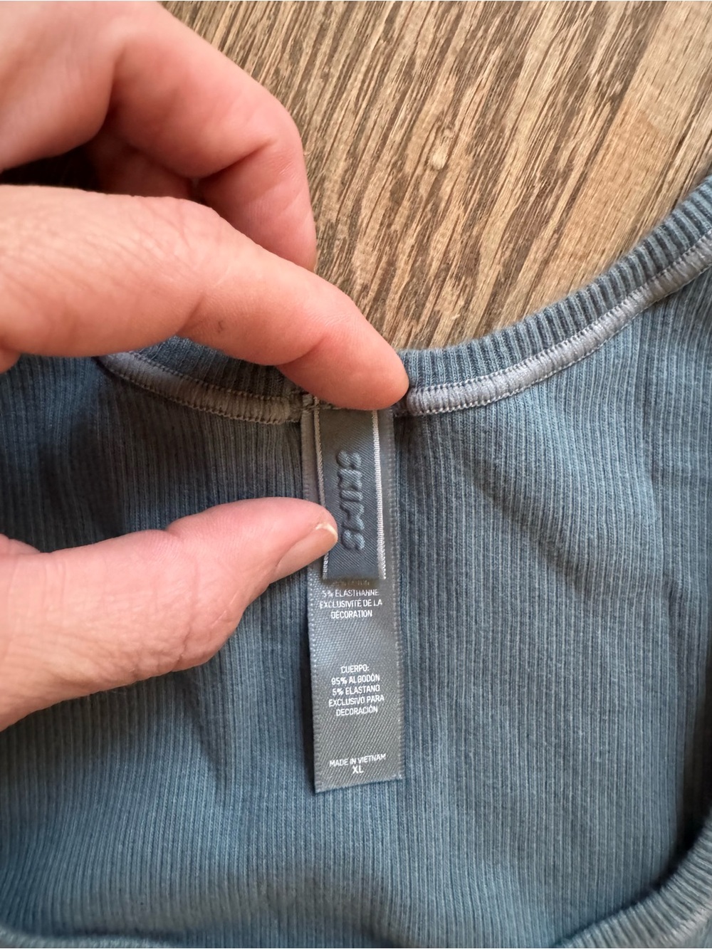 SKIMS Ribbed Set - Slate Blue - Picture 3 of 6